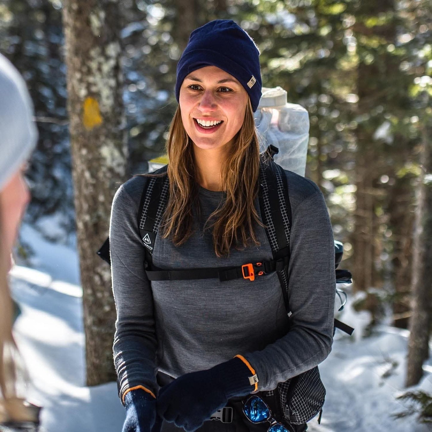 Midweight Women's Wool Crew Top -  100% Merino Wool