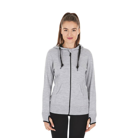 Women's Brushed Merino Wool Full-Zip Hoodie - Heavyweight