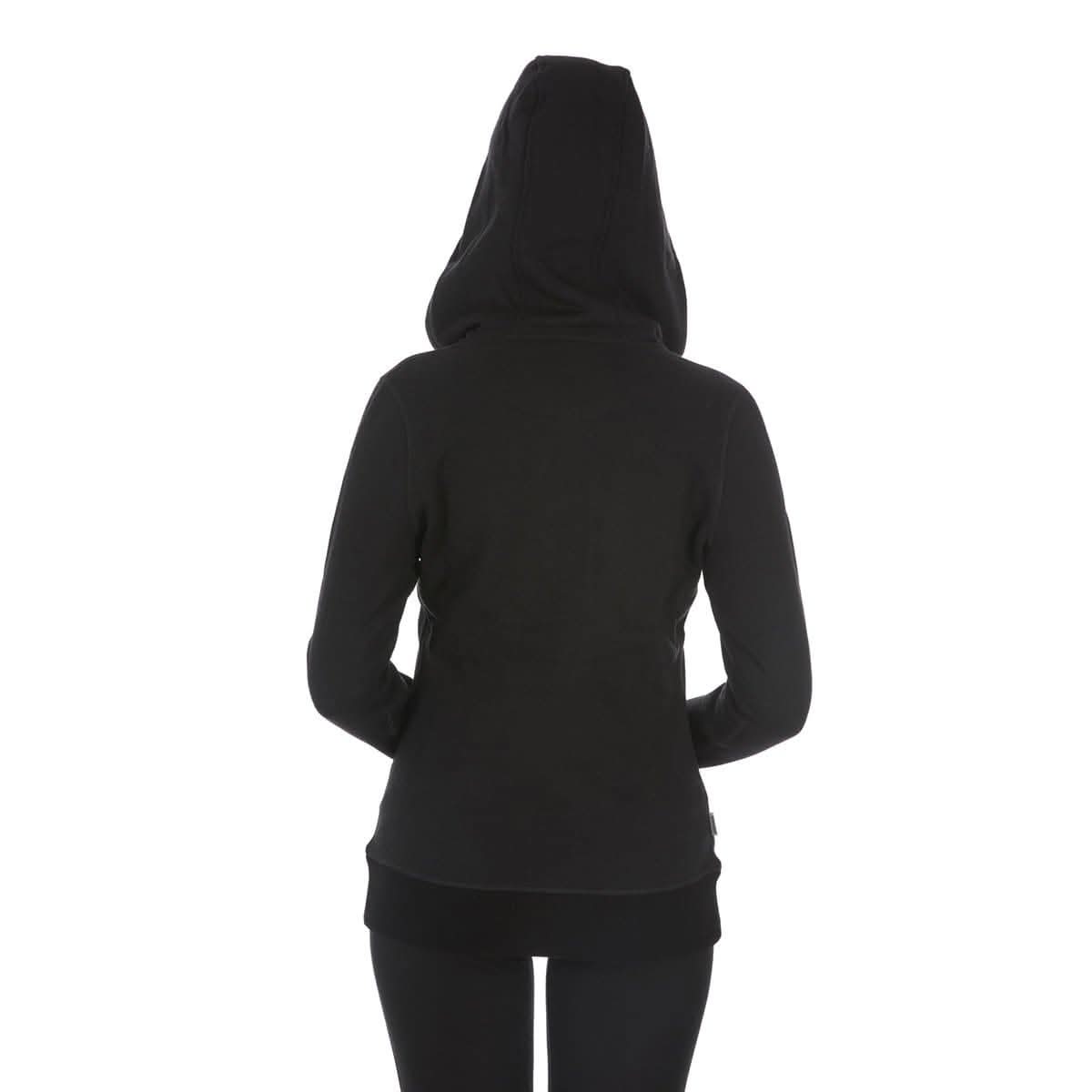 Women's Brushed Merino Wool Full-Zip Hoodie - Heavyweight
