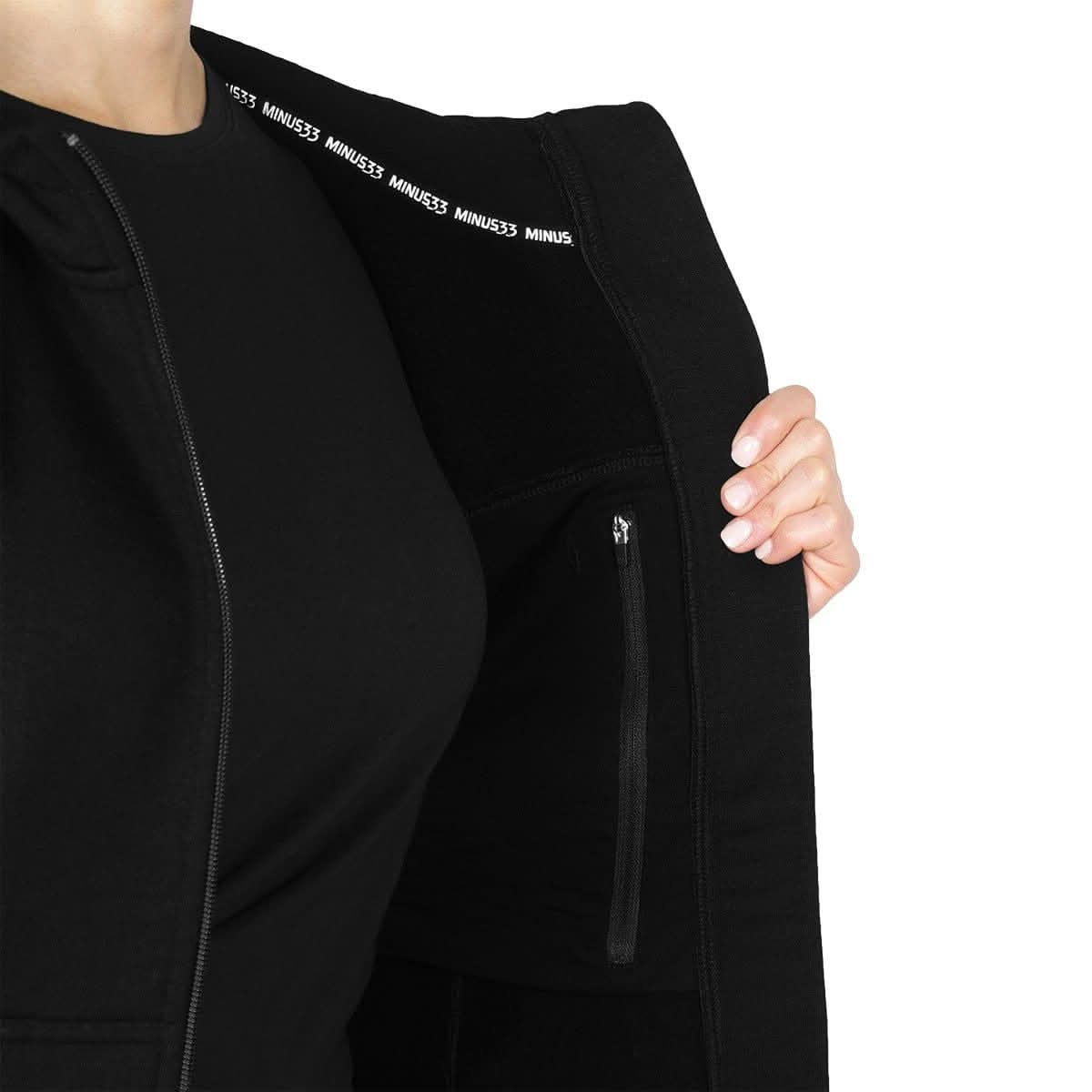 Women's Brushed Merino Wool Full-Zip Hoodie - Heavyweight