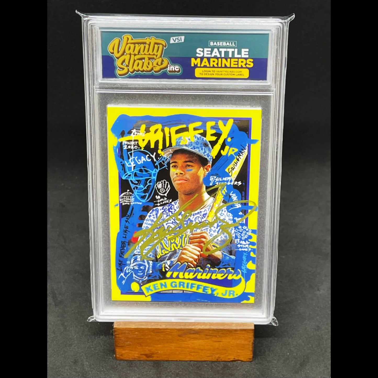 Vanity Slabs Holder for RPA Cards 130pt Thickness Empty Slab for Thick Trading Cards