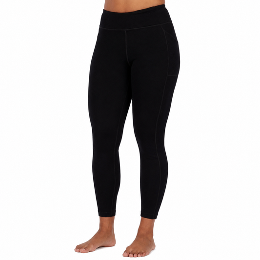Women's Heavyweight Wool Leggings Thermal Base Layer Bottom - 100% Merino Wool