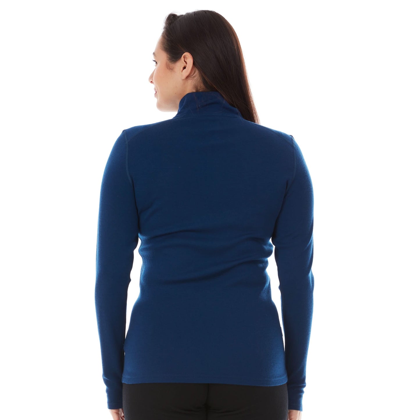Midweight Women's Wool 1/4 Zip - 100% Merino Wool