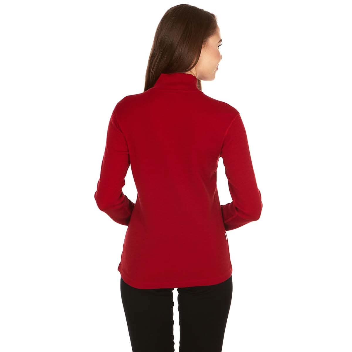 Midweight Women's Wool 1/4 Zip - 100% Merino Wool