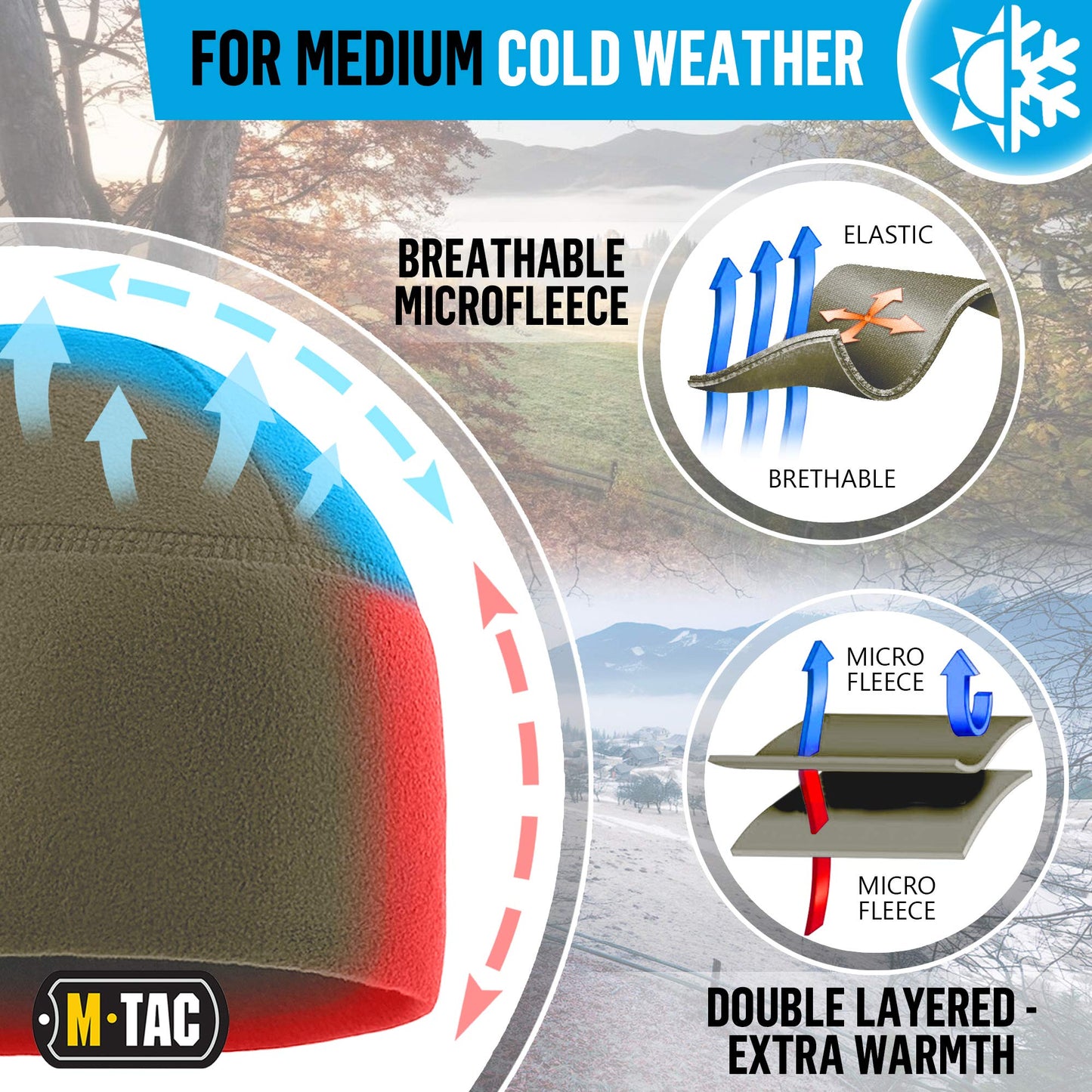 M-Tac Fleece Watch Cap (320 g/m2)