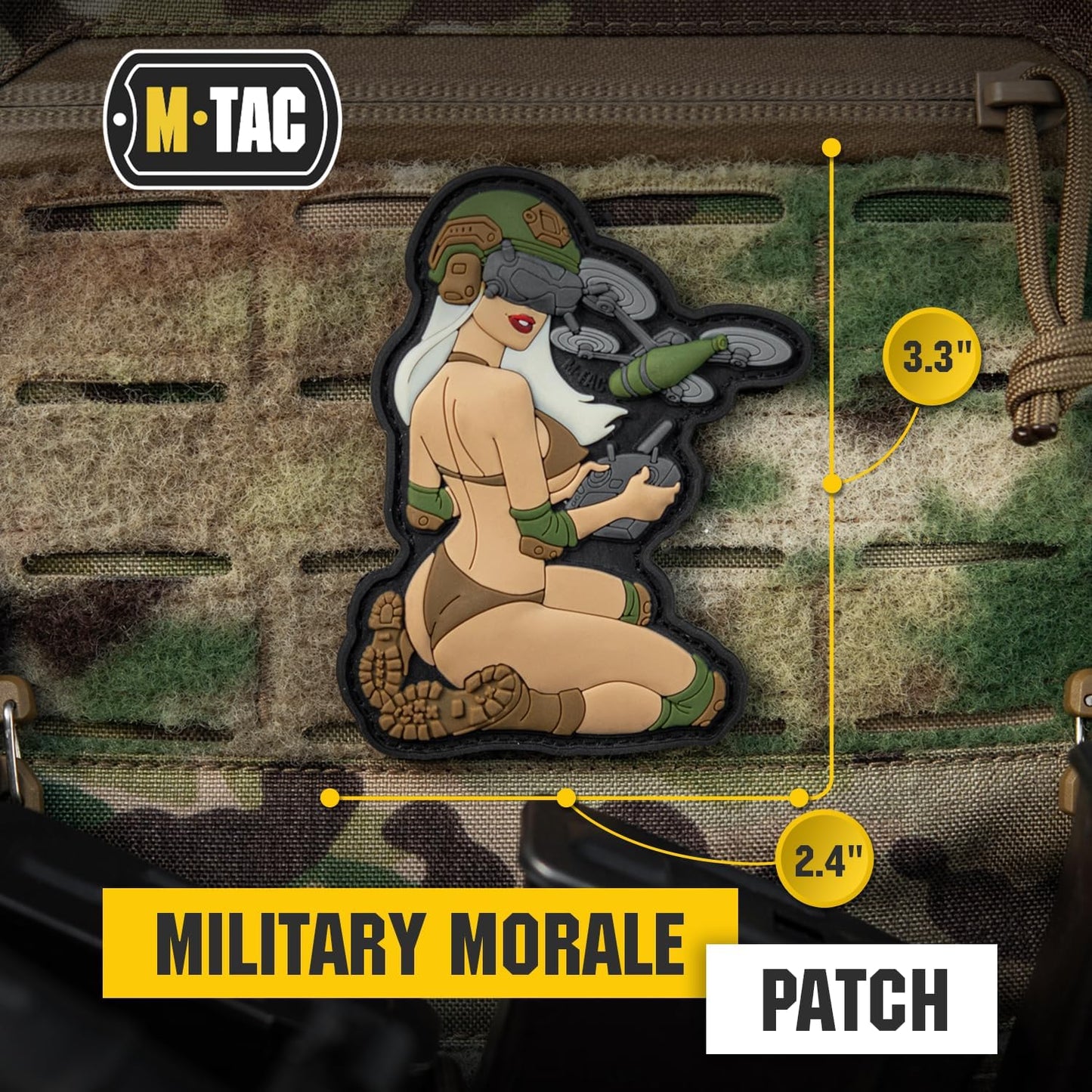 M-Tac Morale Patch Tactical Girl