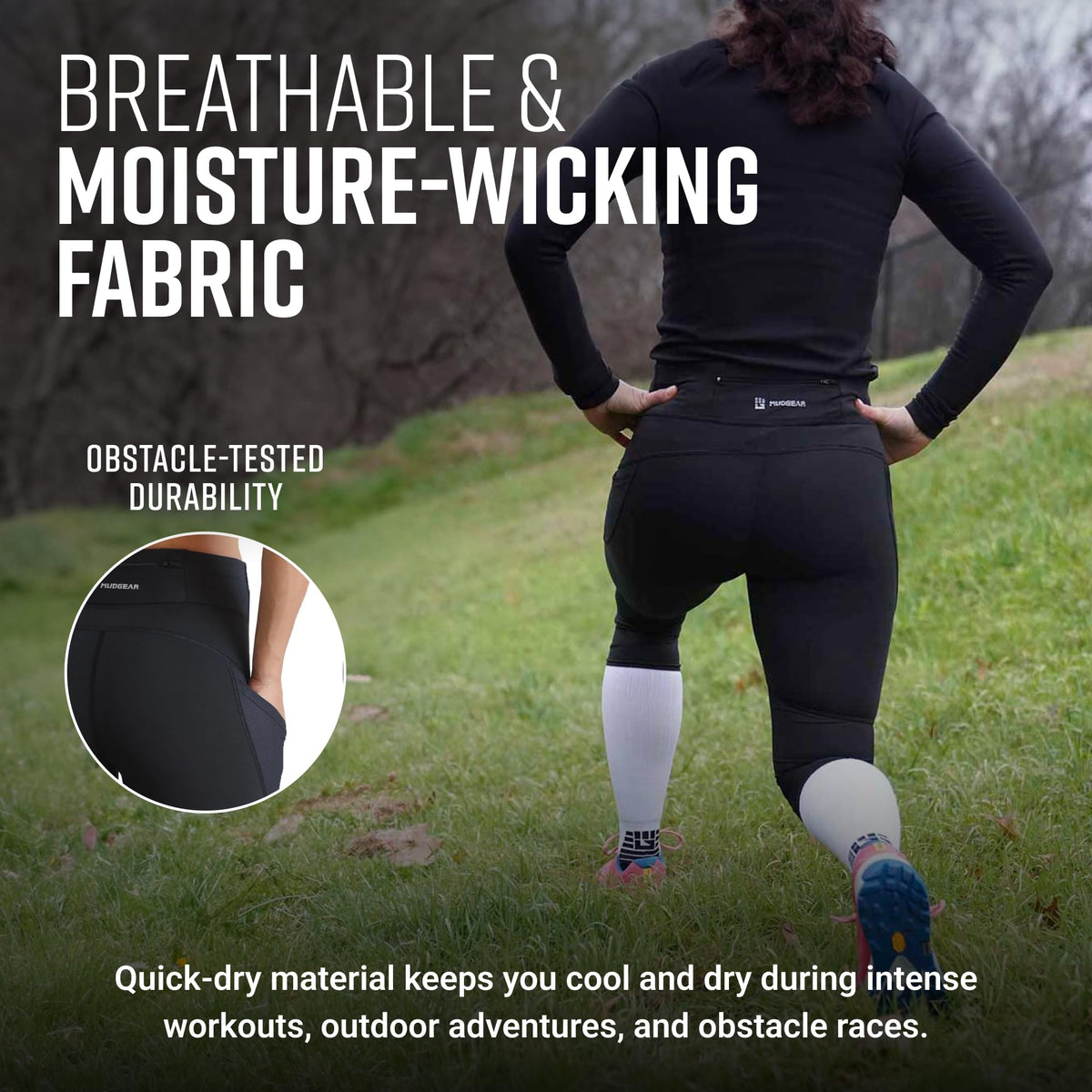 Women's Flex-Fit Compression Capri Leggings