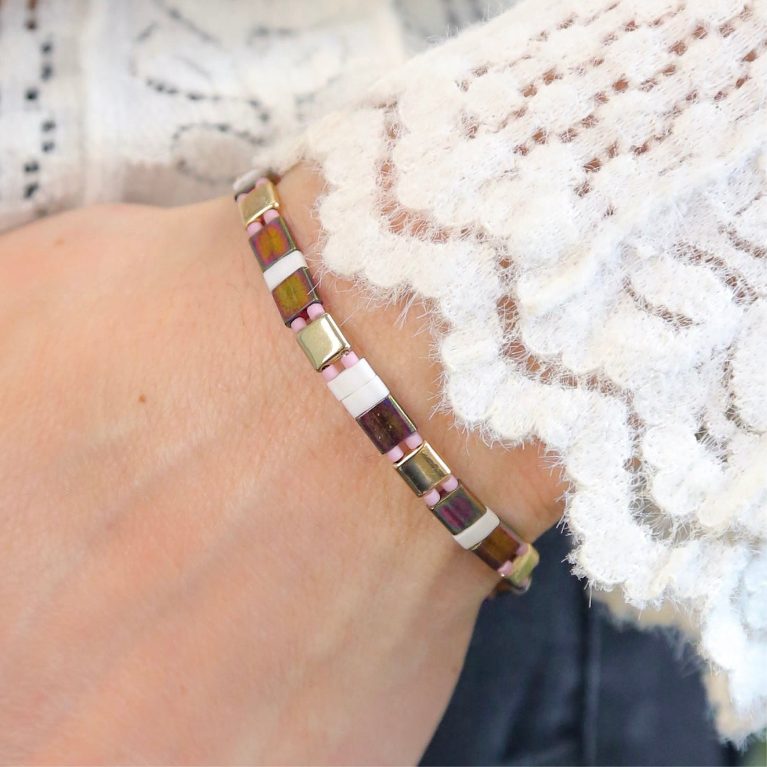 TRIXY - Tila Bead Bracelet | ONE SIZE - Large