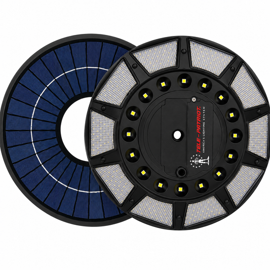 2200 Lumen Solar Flagpole Light | TelePatriot Phoenix LED System