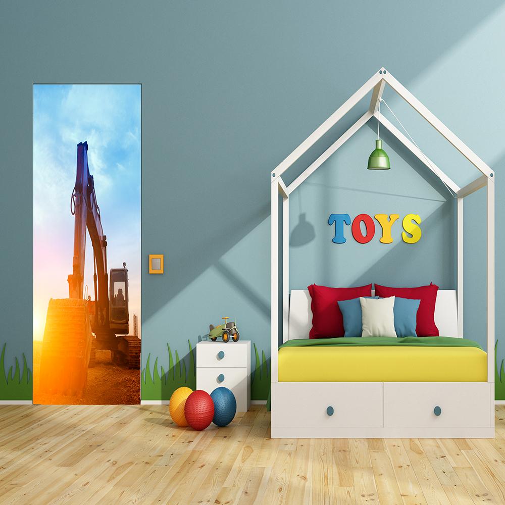 Kids Excavator Door Cover