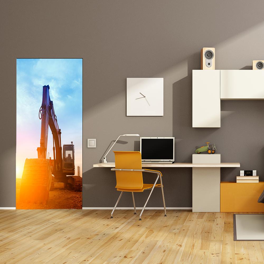 Kids Excavator Door Cover
