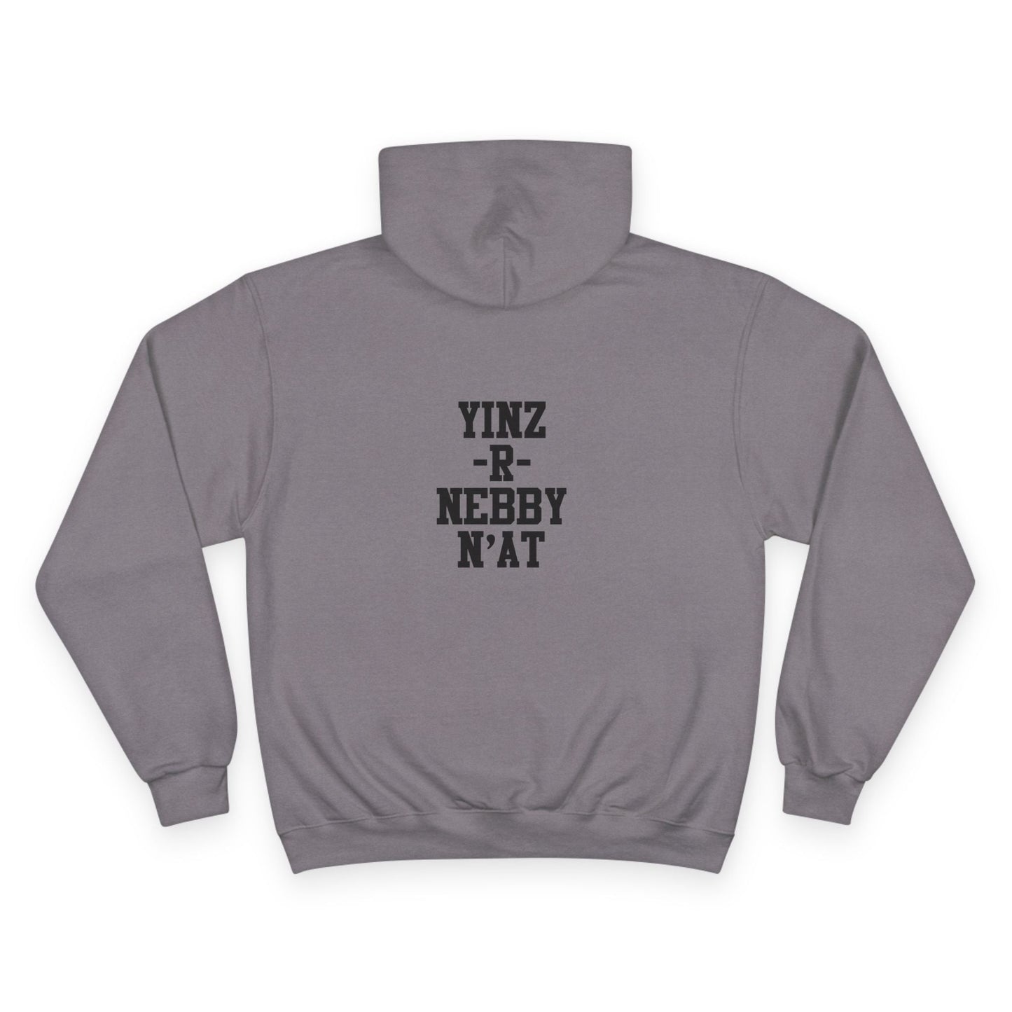 Yinz-R-Nebby, N'at Champion Hoodie – Soft Warm Casual Hoodie With Adjustable Hood