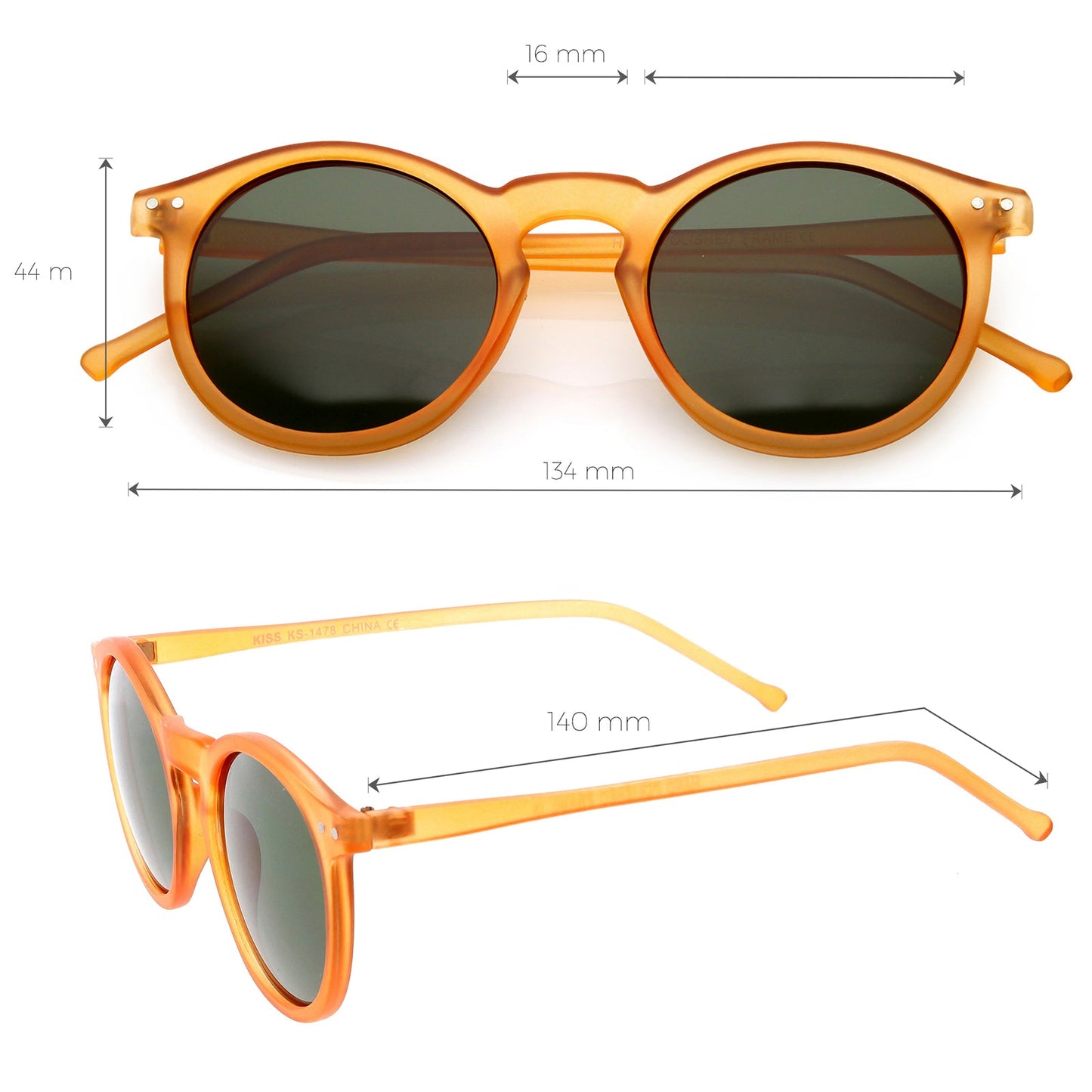 1920's P3 Dapper Vintage Inspired Round Sunglasses