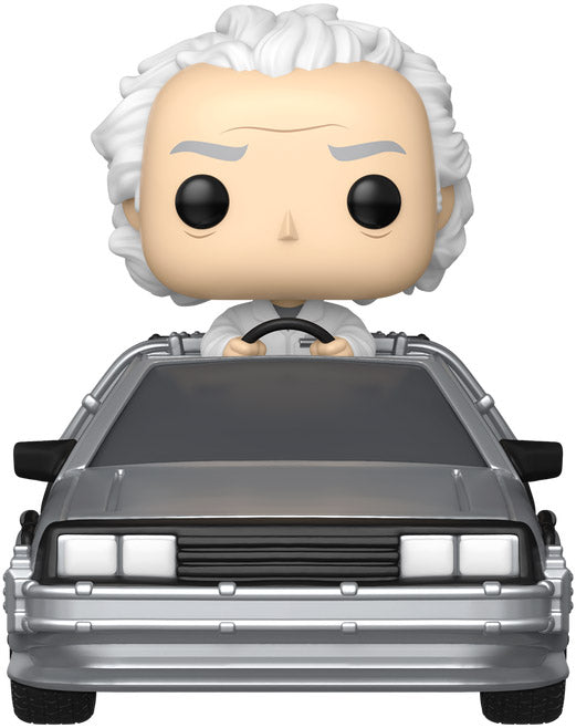 Funko POP! Rides Deluxe: Back to the Future Doc with Time Machine
