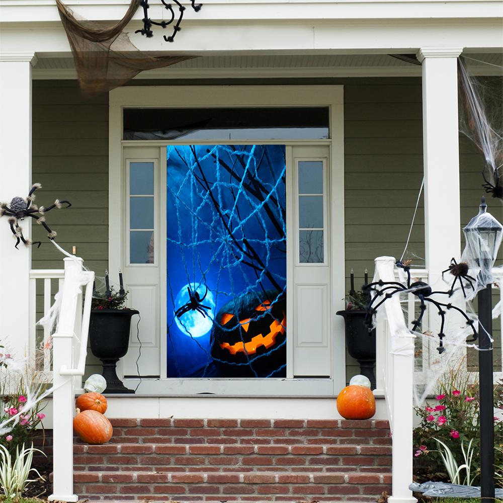 Spider Web with Pumpkin