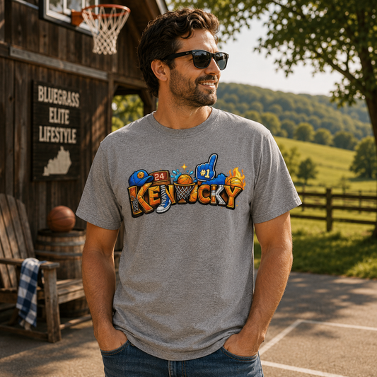Kentucky Basketball T-Shirt | Word Art Design | Elite