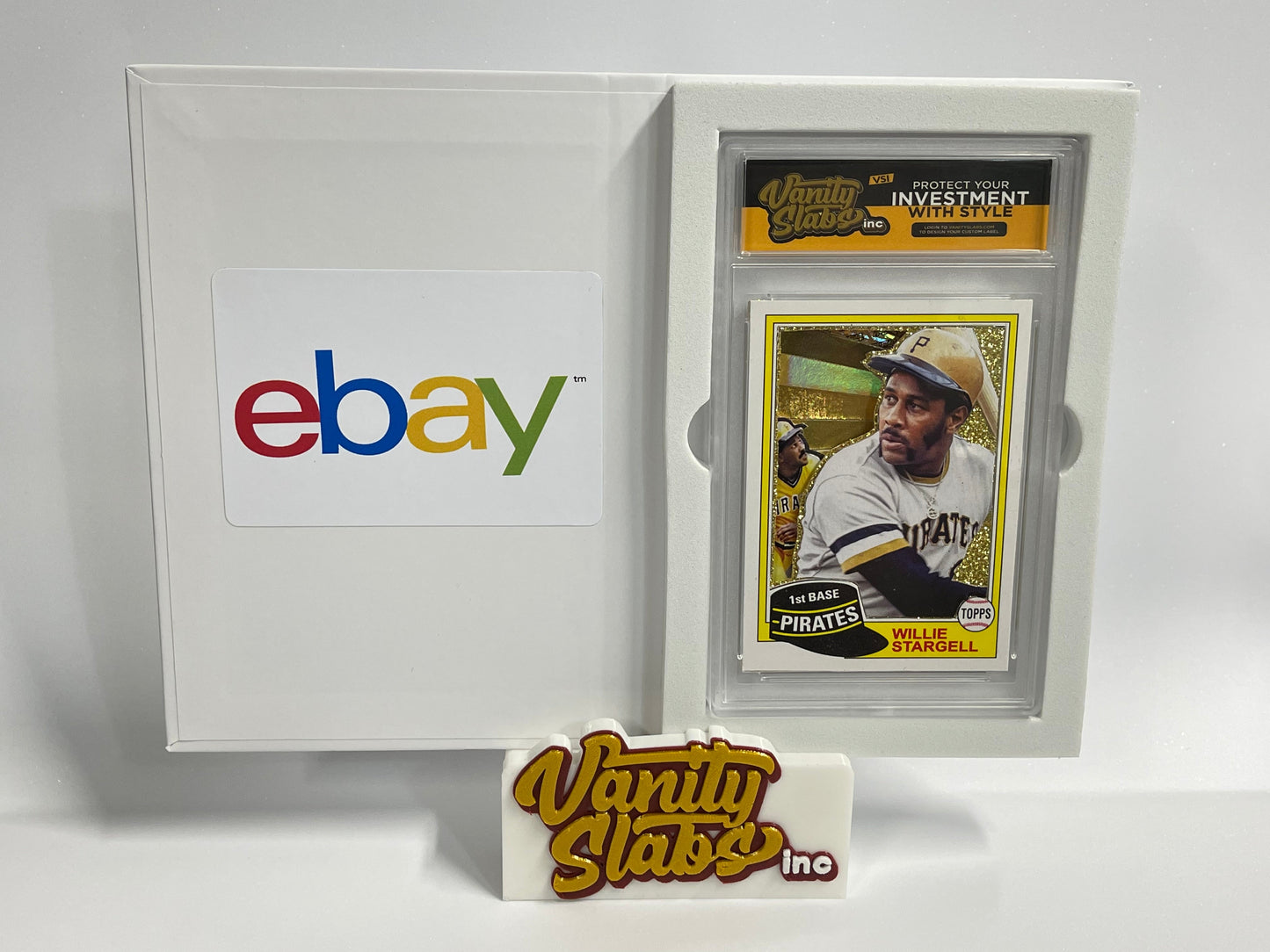 Vanity Slabs Holder 180pt Thickness for Very Thick RPA Patch Size Trading Cards for Baseball Football Hockey Basketball Cards