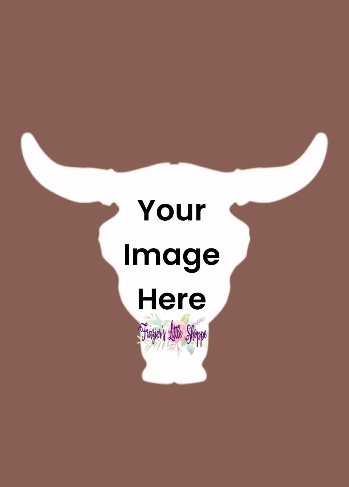 {Custom Picture Bull Skull} All Freshie Sizes