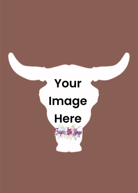 {Custom Picture Bull Skull} All Freshie Sizes