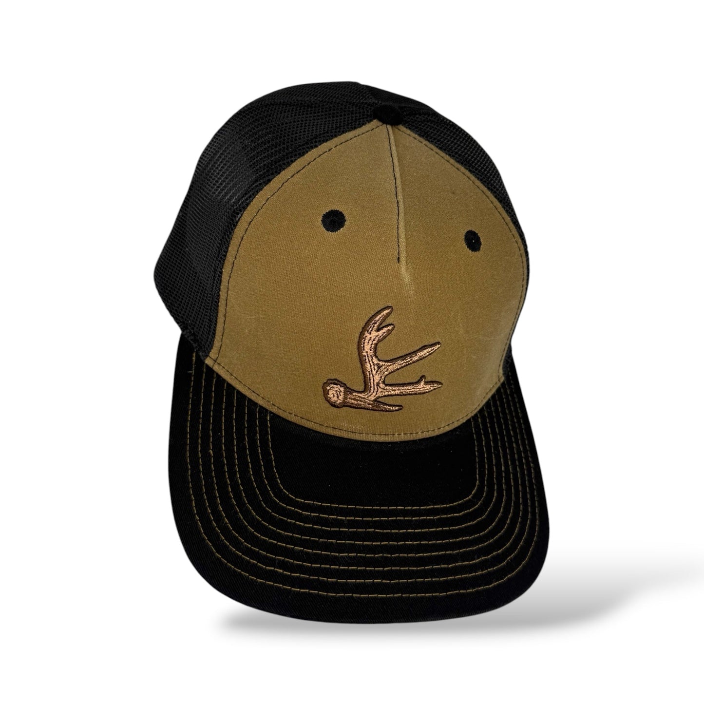 XL | Whitetail Co. Bonded Shed | Waxed Trucker | Brown/Black | XL