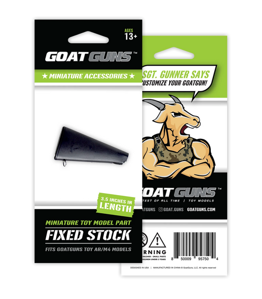Goat Guns Miniature Toy Model Fixed Stock