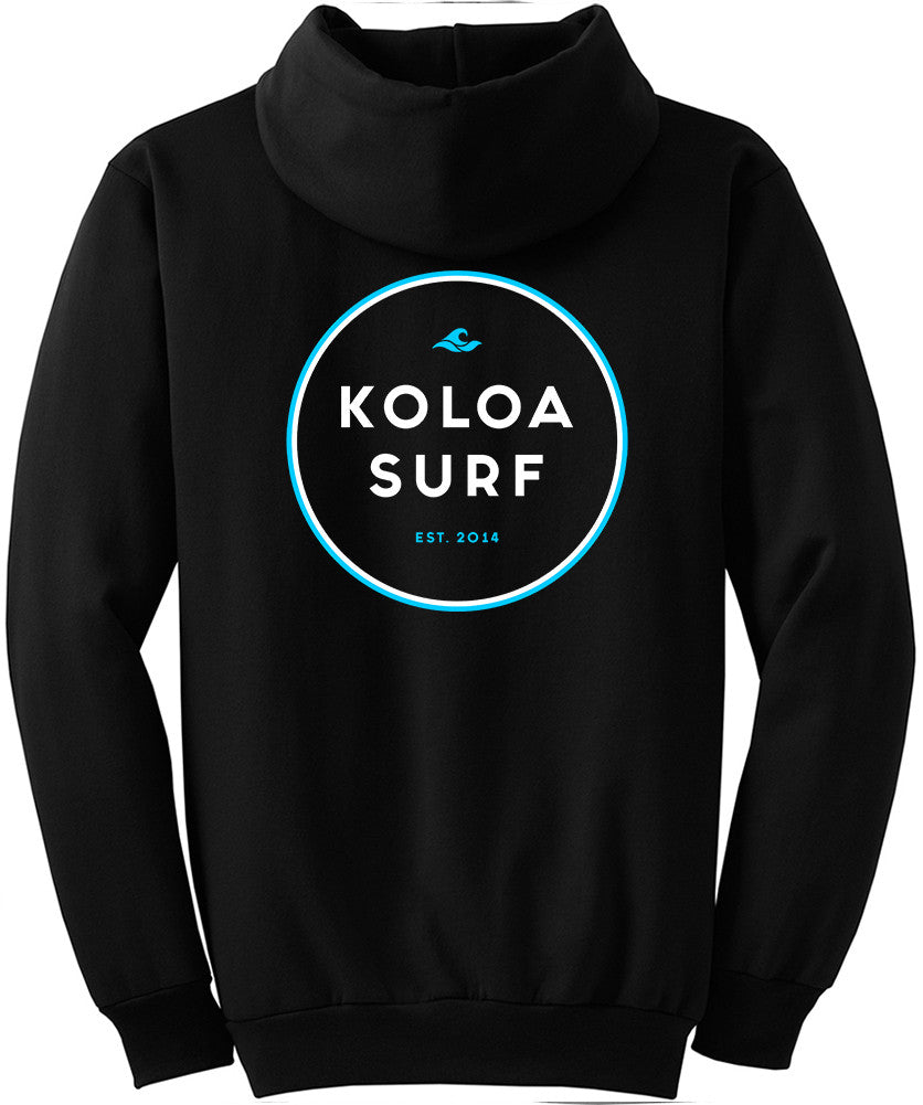 The Koloa Original Circle Hoodie- Blue