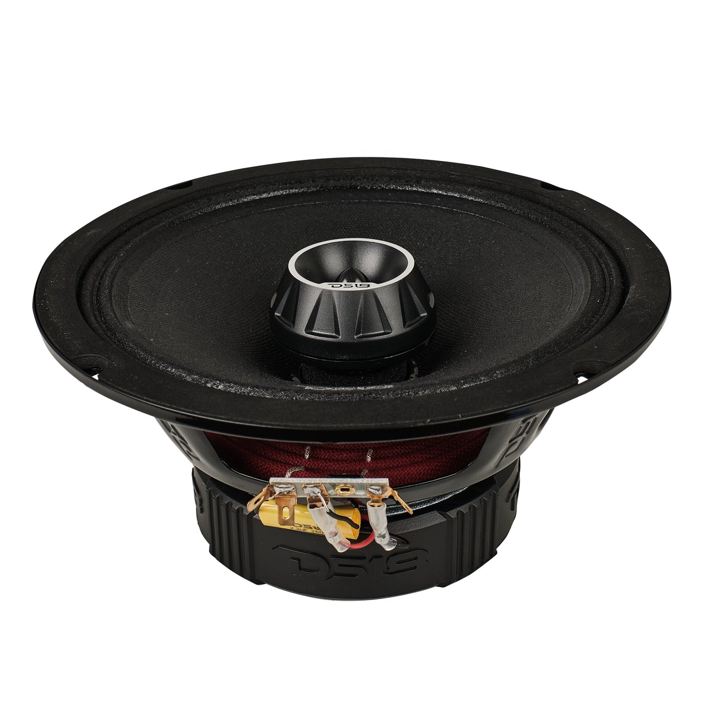 PRO-ZT 8" Coaxial Mid-Range Loudspeaker with Water-Resistant Cone Built-in Bullet Tweeter and Grill | 275W RMS 4-Ohm