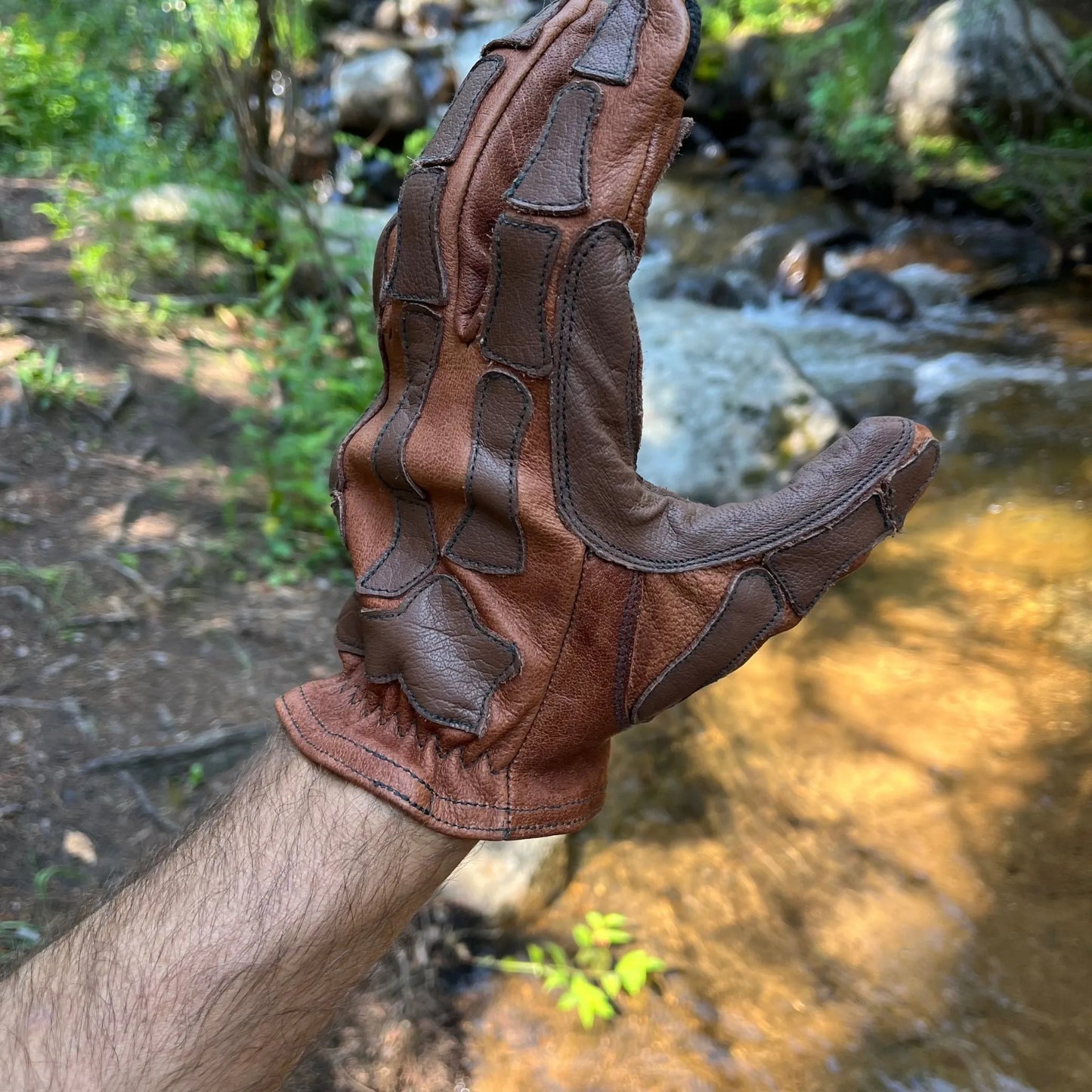 D7 Special - Buffalo Leather Skeleton Glove