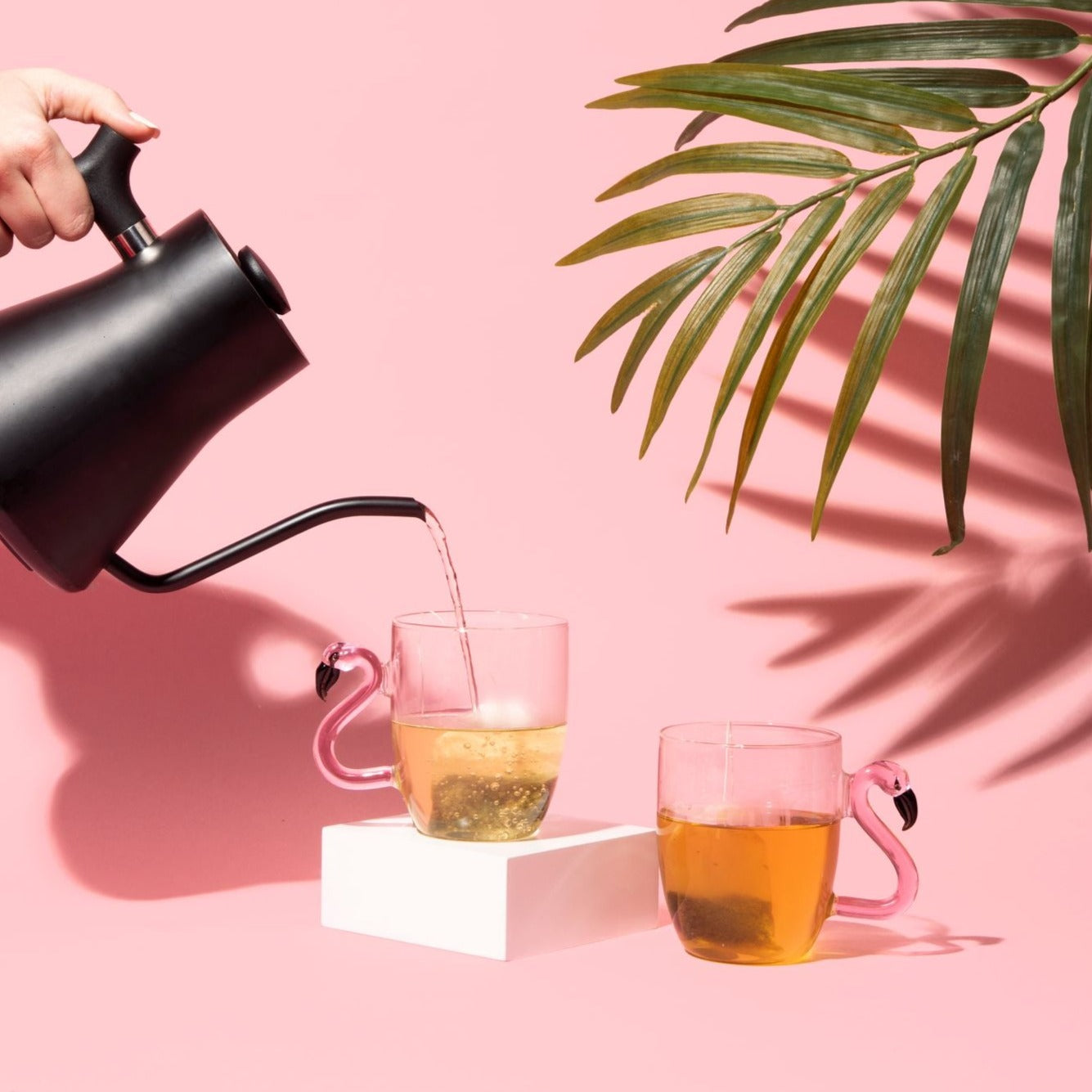 3D Flamingo Glass Mugs