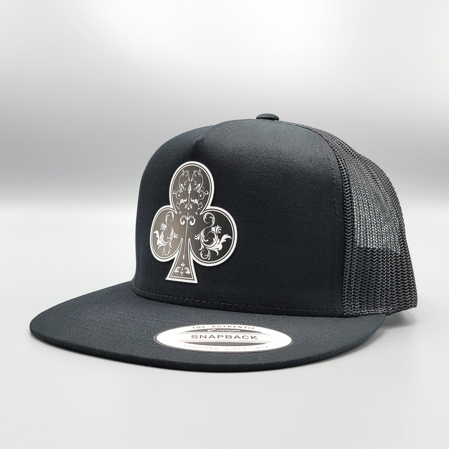 Ace of Clubs Texas Holdem Poker Blackjack Trucker Hat