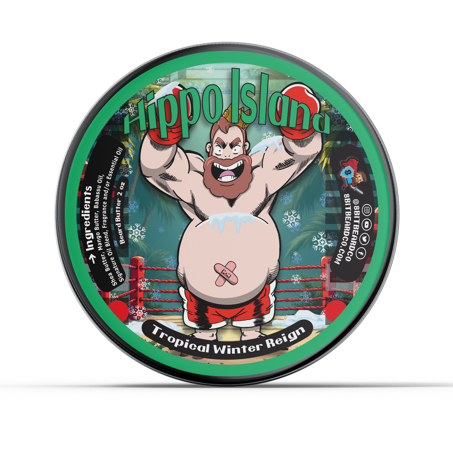 Hippo Island | Beard Butter (Limited) - Tropical Winter Reign