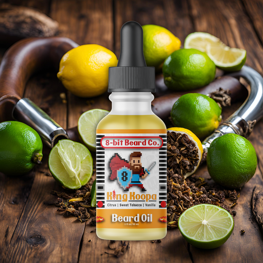 King Koopa | Beard Oil - Citrus, Sweet Tobacco, Vanilla