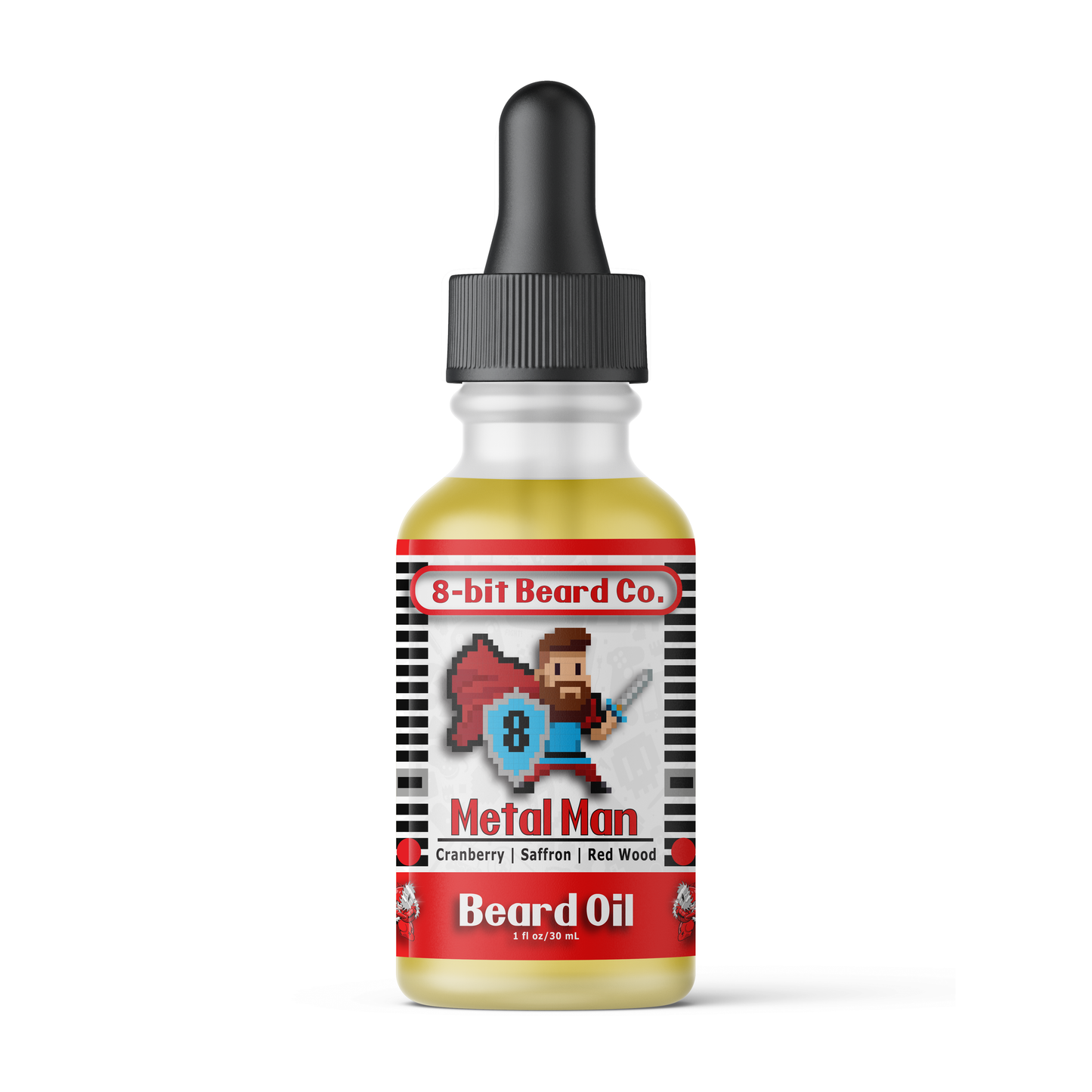 Metal Man | Beard Oil - Cranberry, Saffron, Red Wood