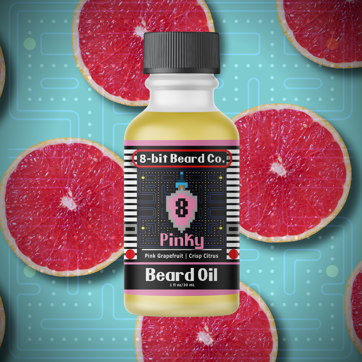Pinky | Beard Oil - Pink Grapefruit, Sweet Orange and Litsea