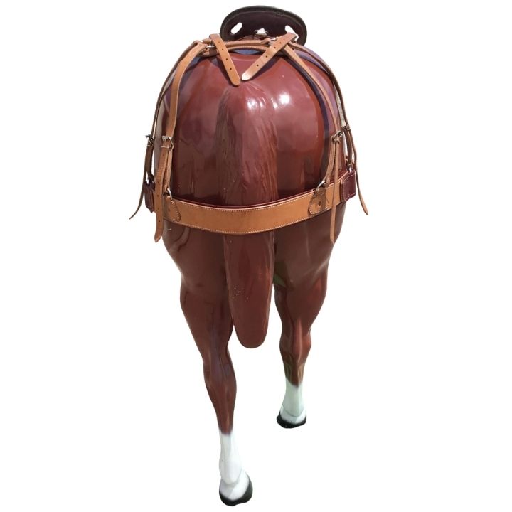Deluxe Leather Saddle Breeching