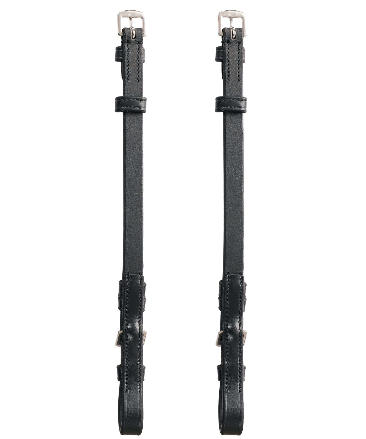 ExionPro Bridle Cheek Pieces With Buckle Fastening - Matching Stitching