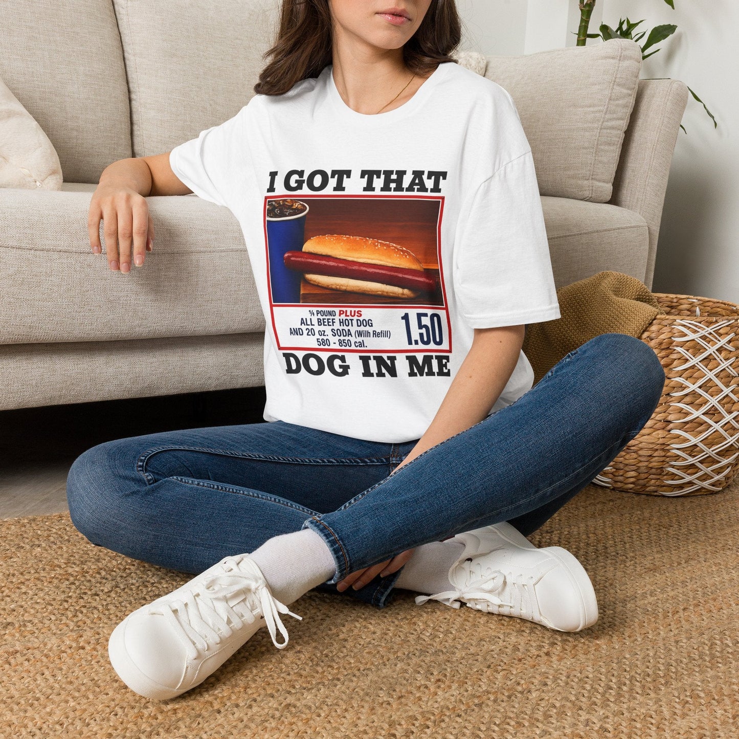 T-Shirt — 'I Got That Dog' Vintage Grocery Graphic Tee