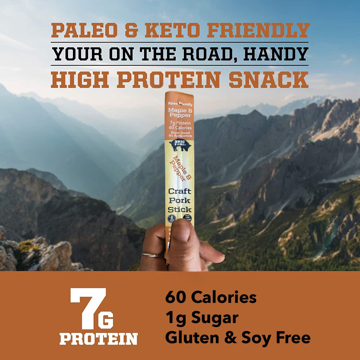 Craft Pork Snack Stick Collection (60 Sticks Total)