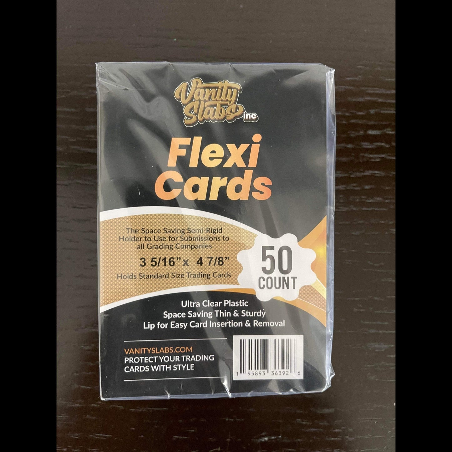 VSI Flexi Cards (50 Pack) Semi Rigid Savers for Baseball Football Hockey Basketball Cards