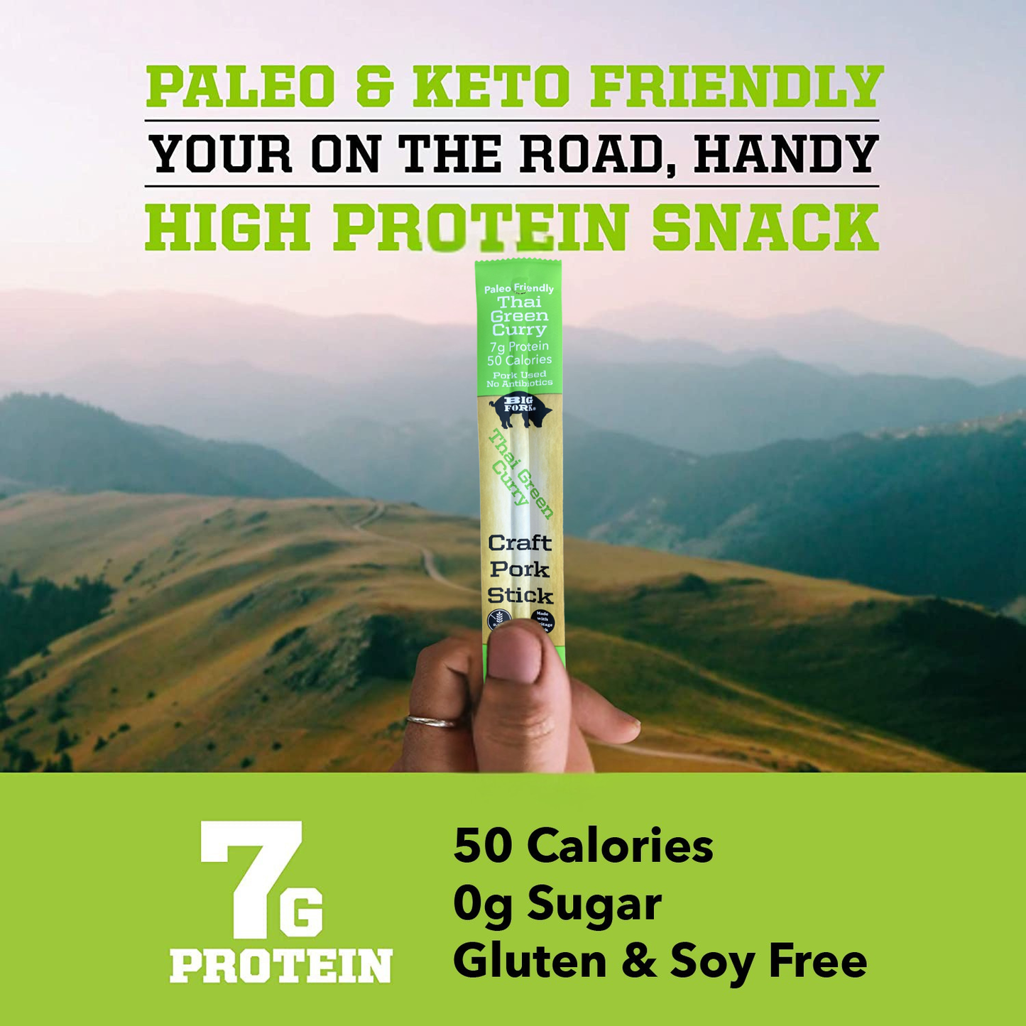 Craft Pork Snack Stick Collection (60 Sticks Total)