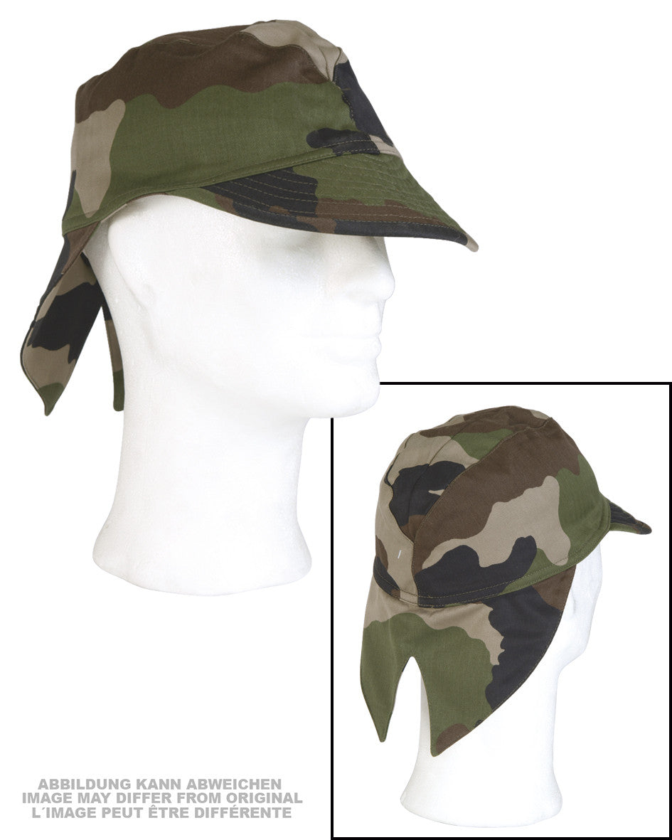 FRENCH ORIG. CCE CAMO FIELD CAP W/FLAP NEW