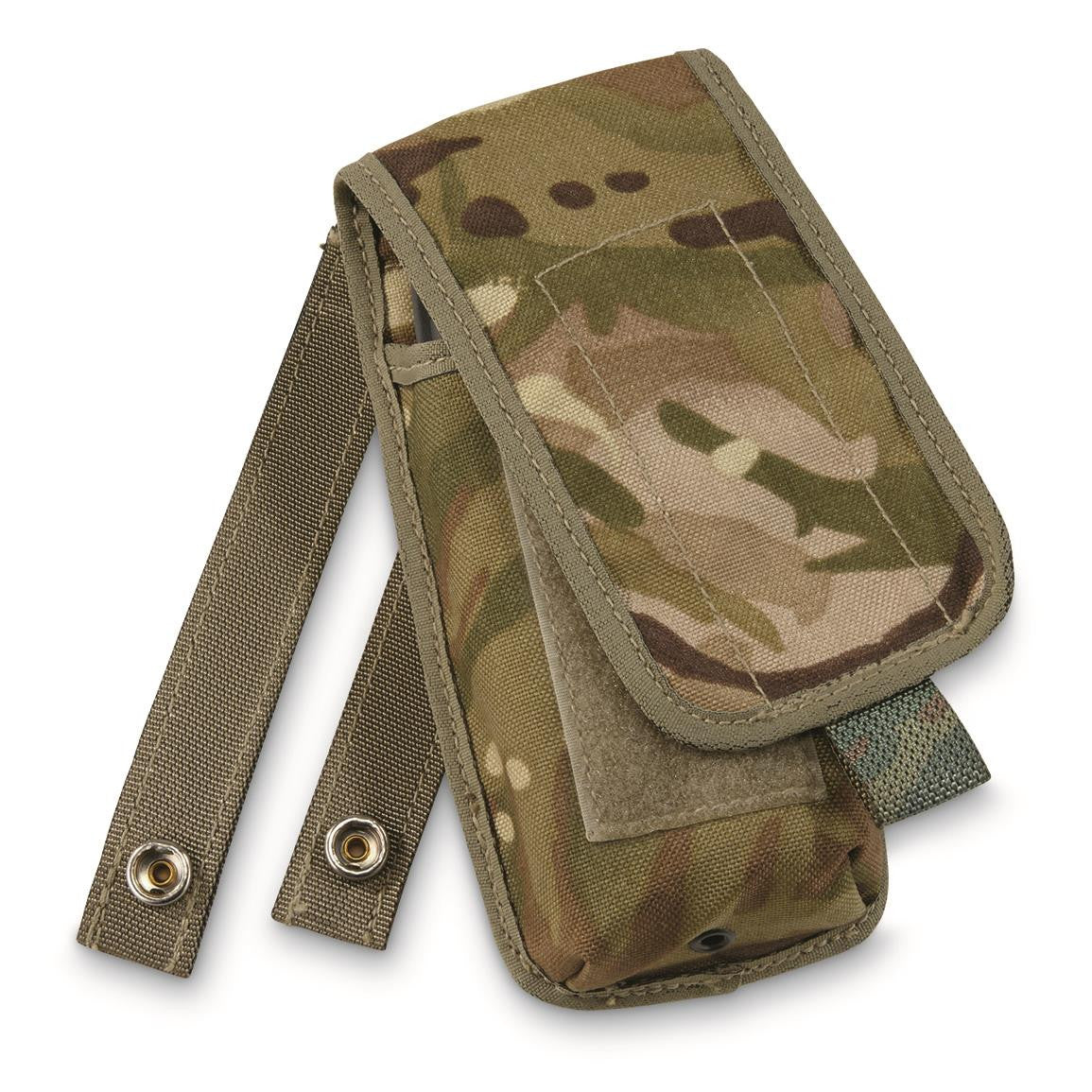 BRITISH MTP CAMO SA80 SINGLE MAGAZINE BELT POUCH USED