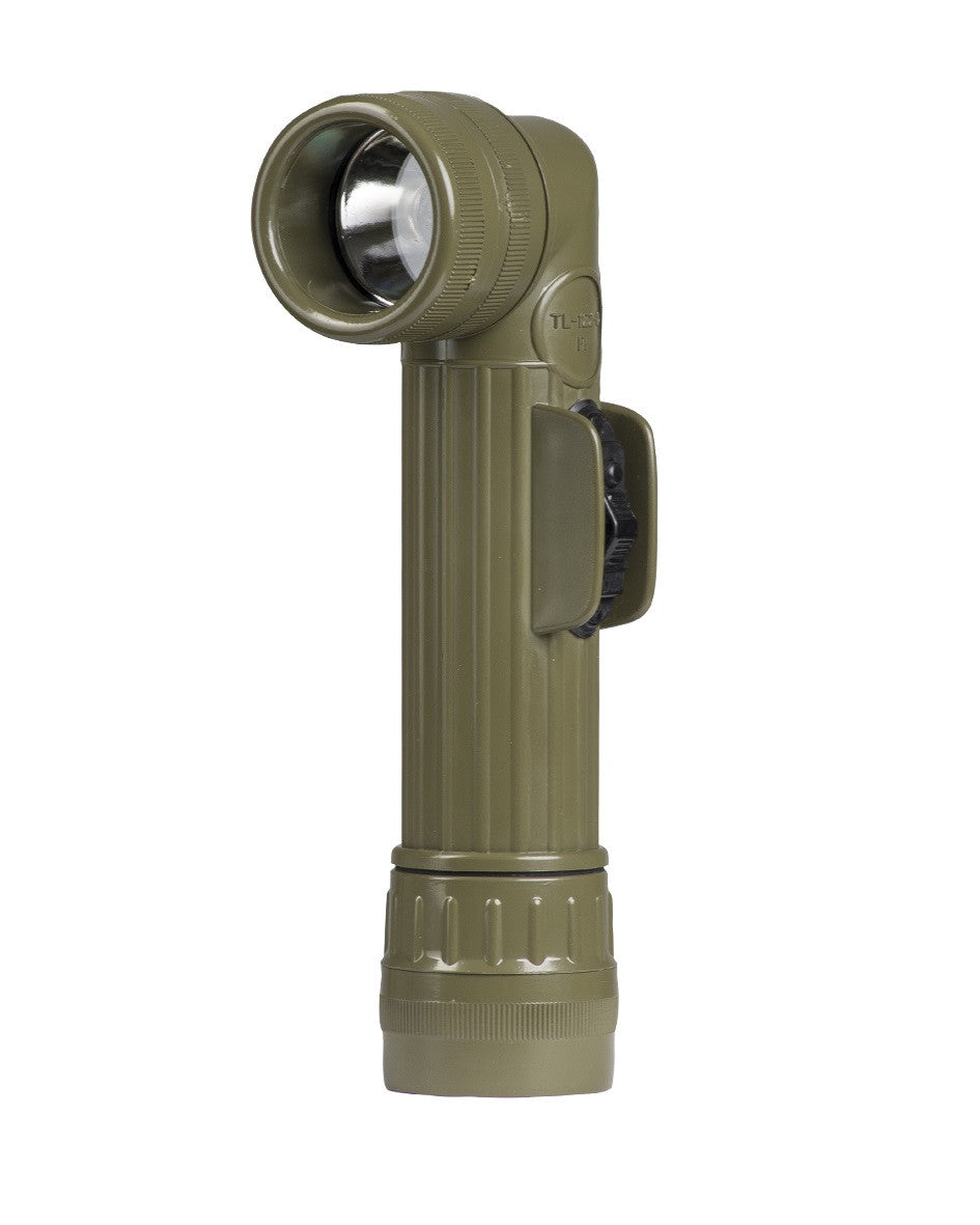 FRENCH OD TL122D ANGLEHEAD FLASHLIGHT LIKE NEW