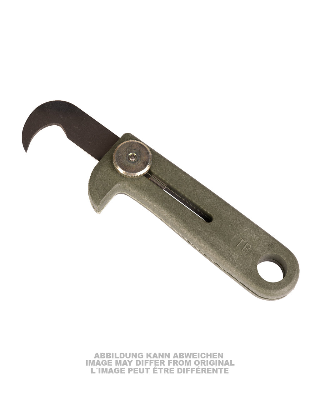 FRENCH OD PARATROOPER BELT CUTTER LIKE NEW