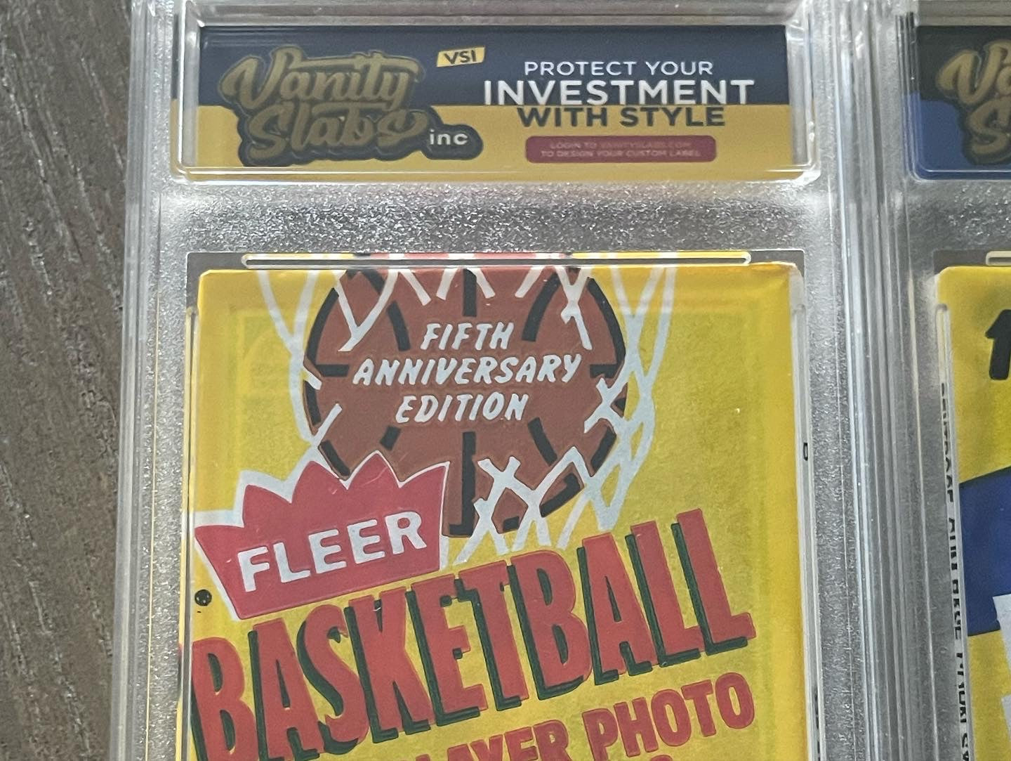 Vanity Slabs 360pt thickness Empty Slab for Wax Packs up to 15 cards thick for Baseball Football Hockey Basketball Cards