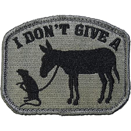 I Don't Give a Rat's Ass Morale Patch - Mil-Spec Monkey