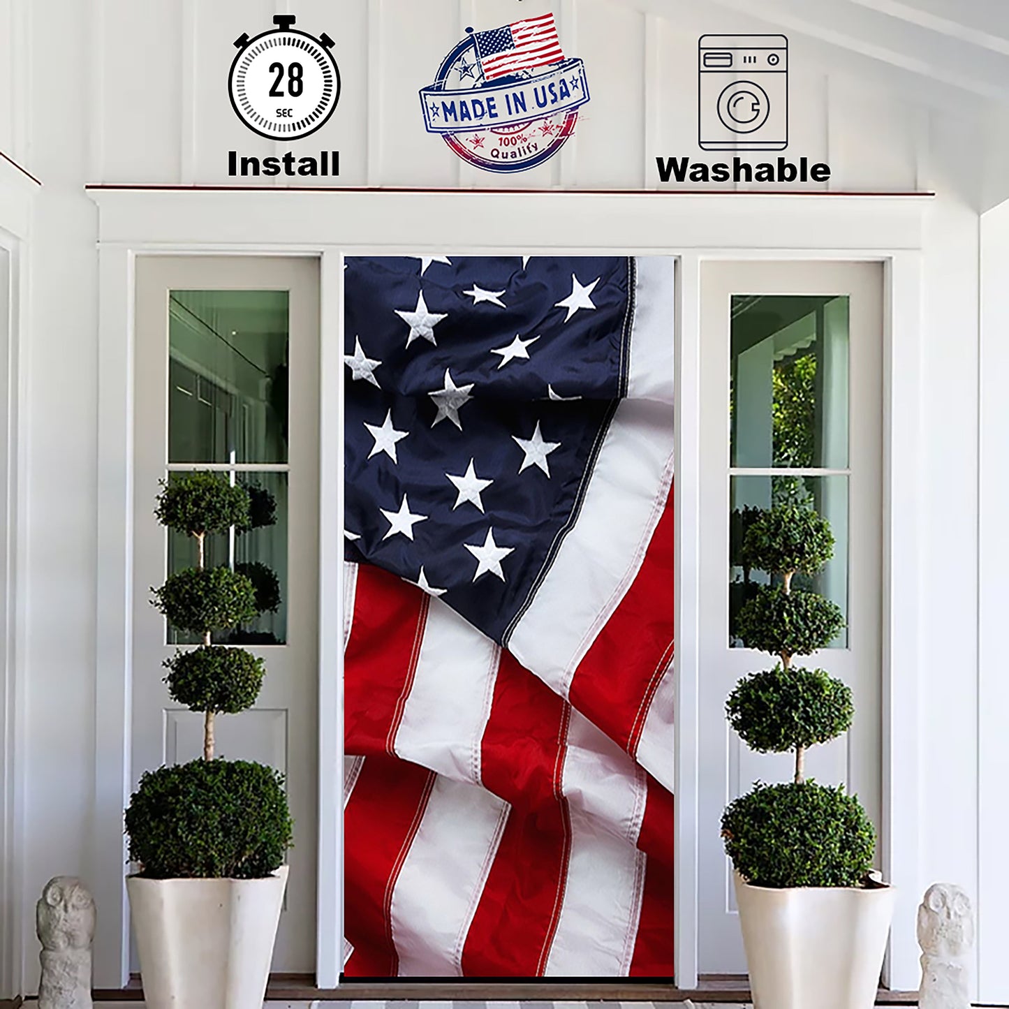 Patriotic Door Banner
