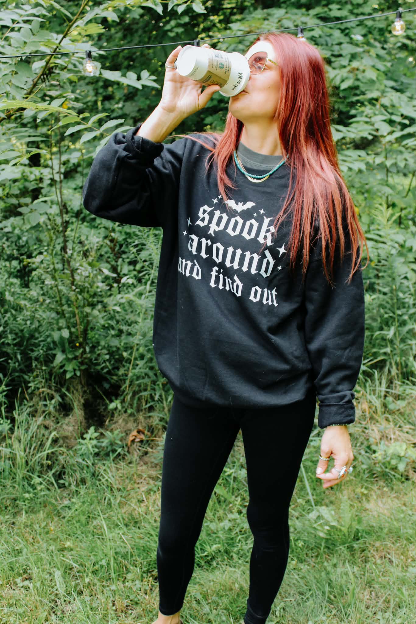Spook Around & Find Out Crewneck Sweatshirt