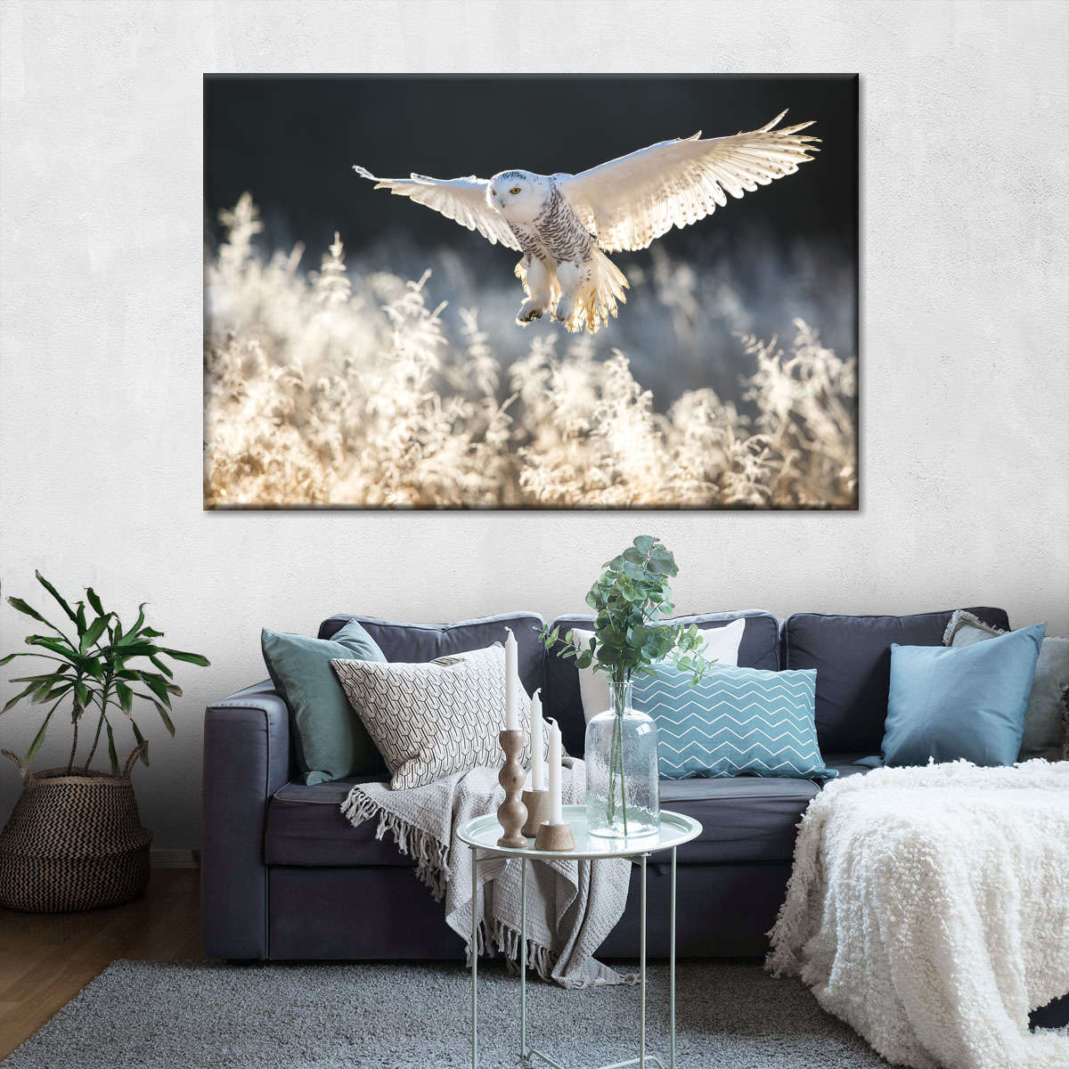 Snowy Owl Hunt Wall Art