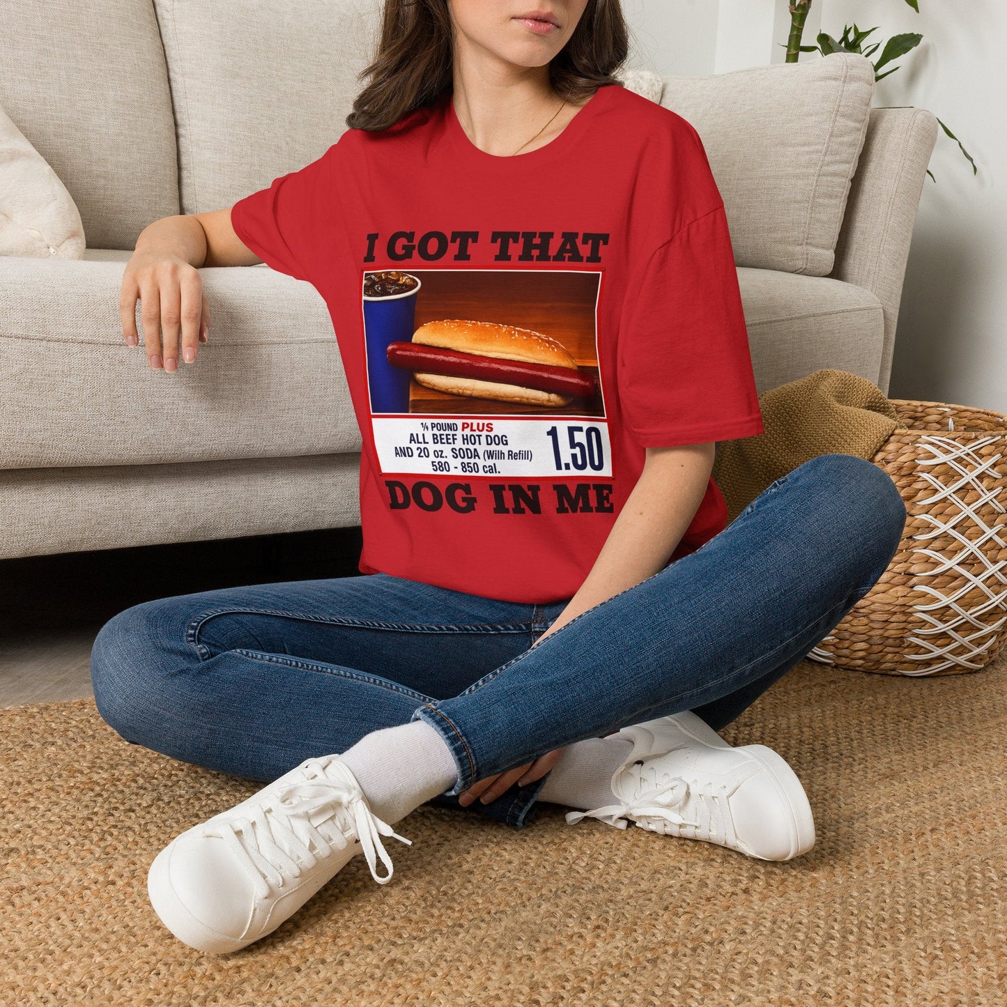T-Shirt — 'I Got That Dog' Vintage Grocery Graphic Tee